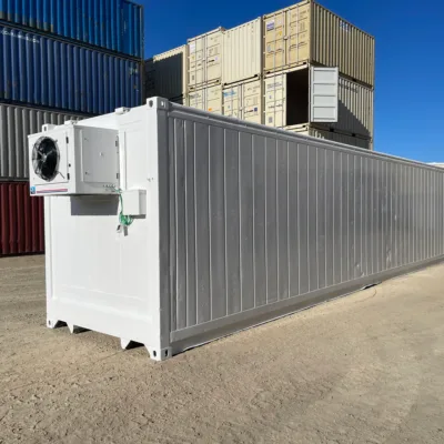 40' High Cube gekoelde container tweedehands - Nieuwe motor (enkelfase 3PK)