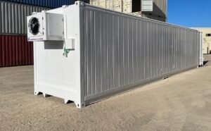 40' High Cube gekoelde container tweedehands - nieuwe motor (enkelfase 3PK)