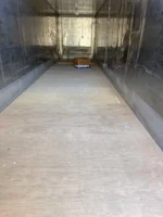 Tongen-en-groeven multiplex vloer, 40' gekoelde container