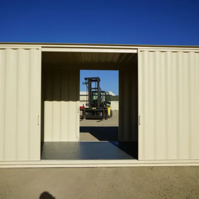 8' Stalen Schuifdeuren