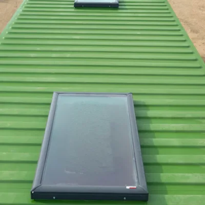 2'x4' Plat Glas Dakraam