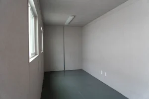 Houten Frame, R13 Isolatie, Met Vinyl Beklede Multiplex Afwerking (45' High Cube)