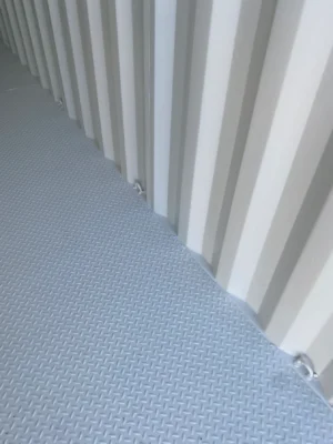 Vinyl diamantplaatvloer, 45' container