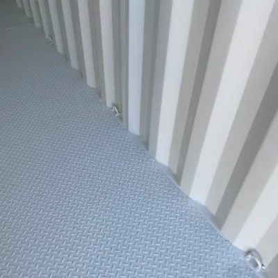 Vinyl diamantplaatvloer, 45' container