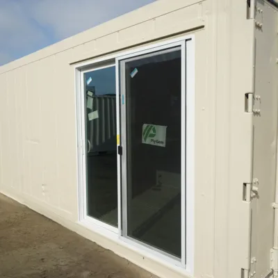 6’ Samengesteld Schuifdeur van Glas