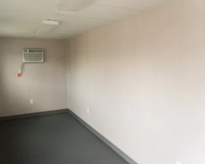 Houten Frame, R13 Isolatie, Met Vinyl Beklede Multiplex Afwerking (40' High Cube)